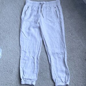 Athleta Cabo linen joggers